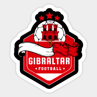 Gibraltar Football Sticker